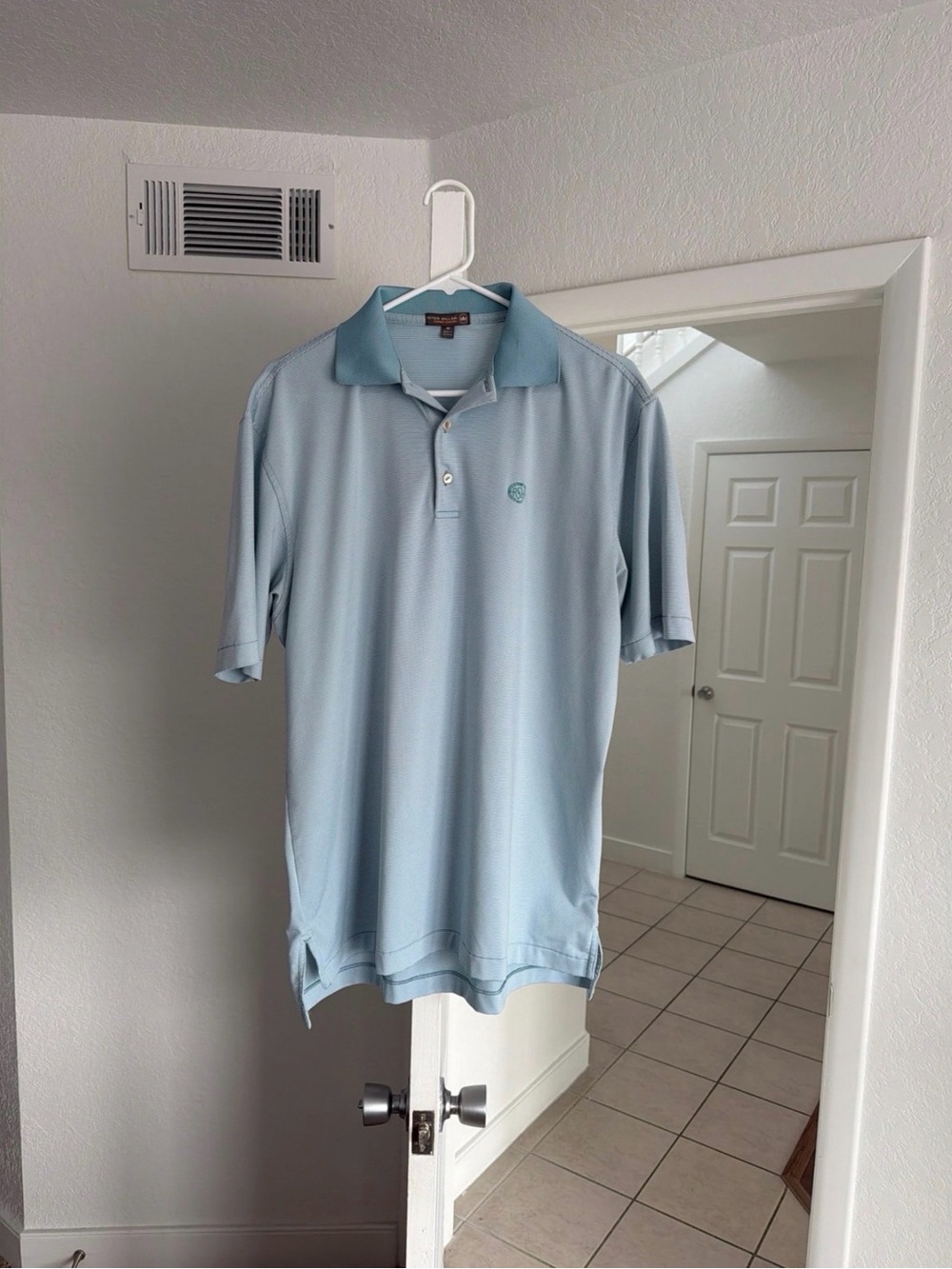 Peter Millar Light Blue Men’s Polo